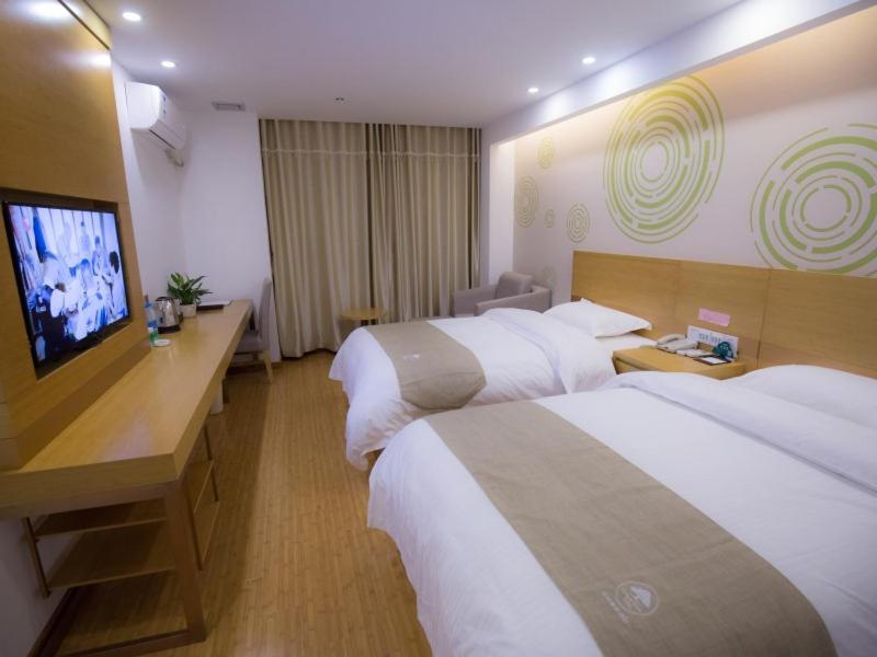 Greentree Inn Hefei Feixi County South Jinzhai Road Jinyun International Business Hotel Sanshigang Zewnętrze zdjęcie